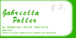 gabriella poller business card